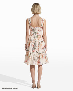 Anne Klein Tiered A Line Classic Midi