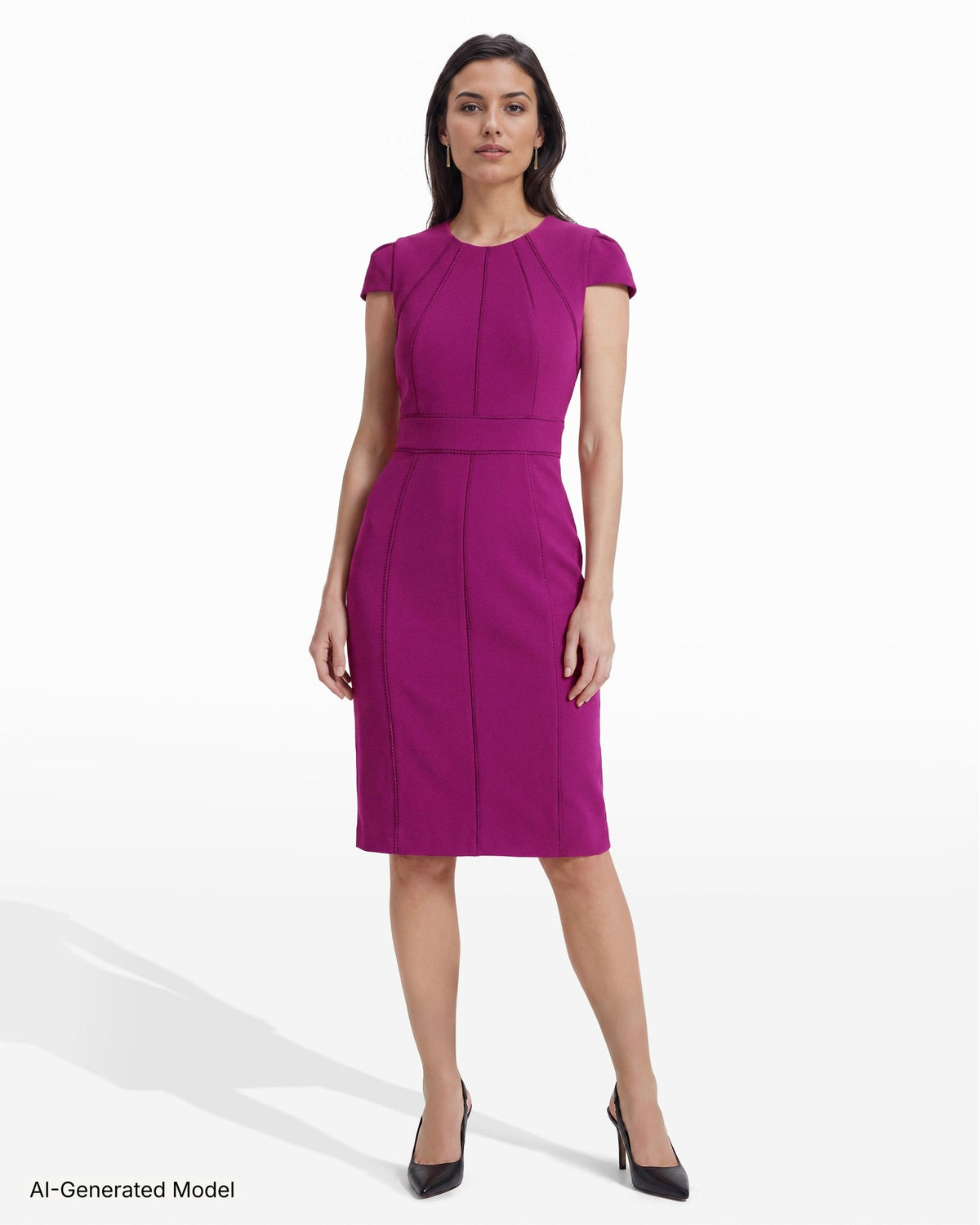 AI-generated model — Anne Klein