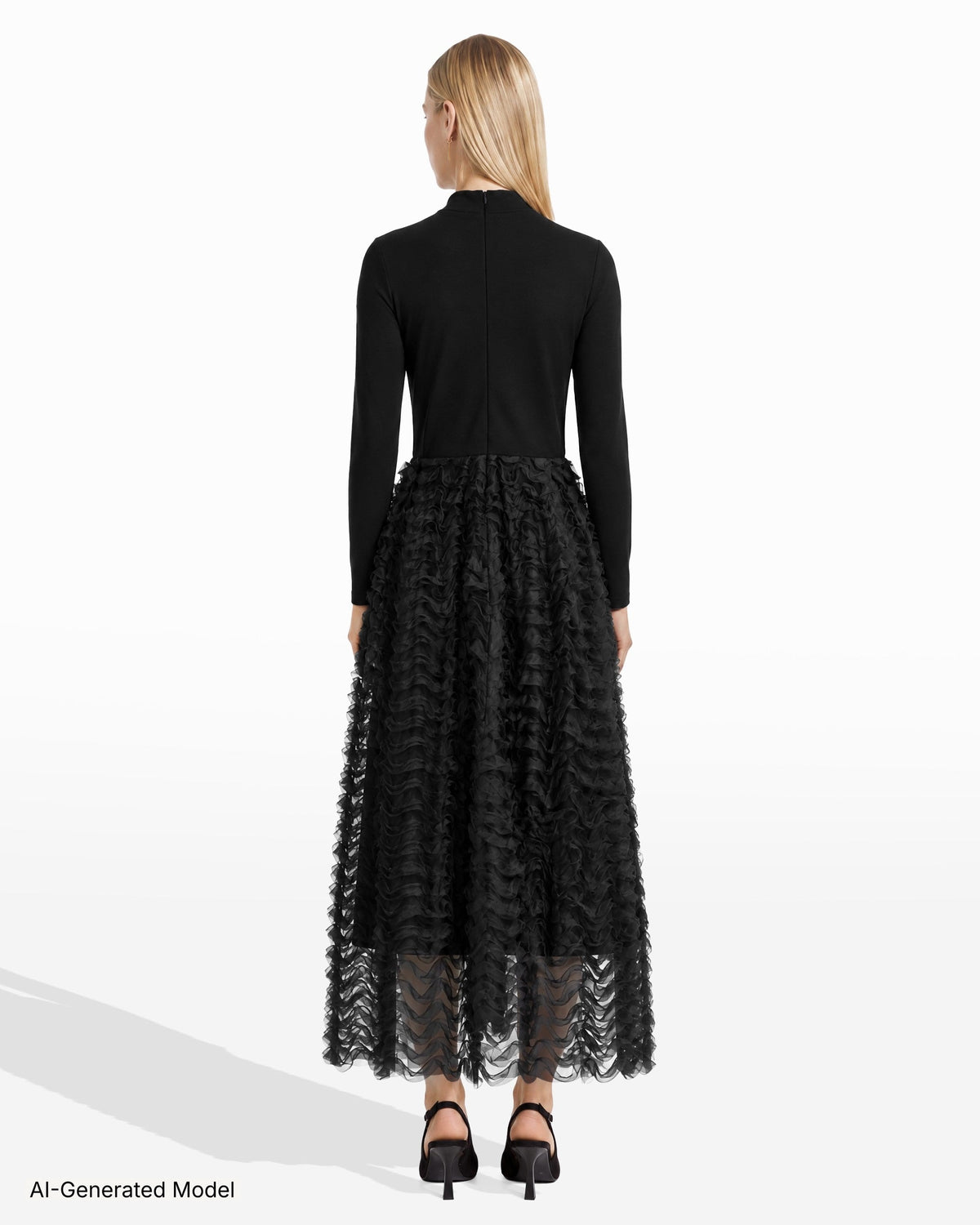 AI-generated model — Anne Klein