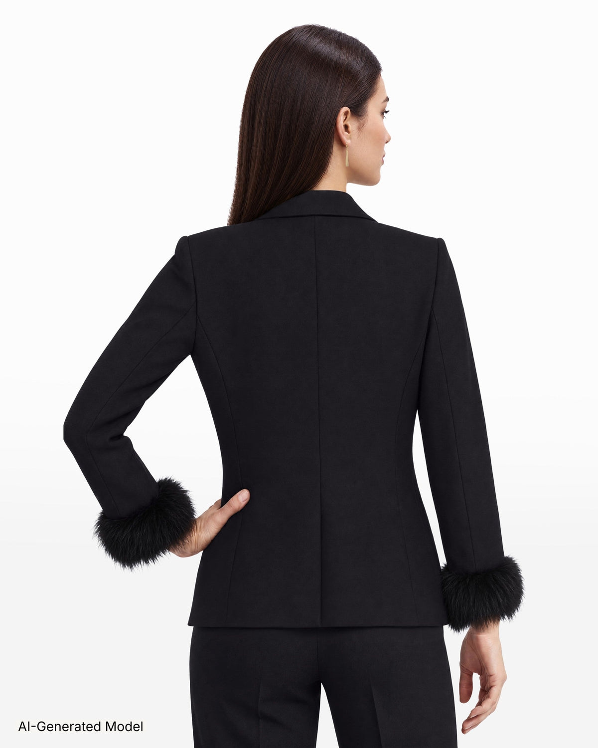 AI-generated model — Anne Klein