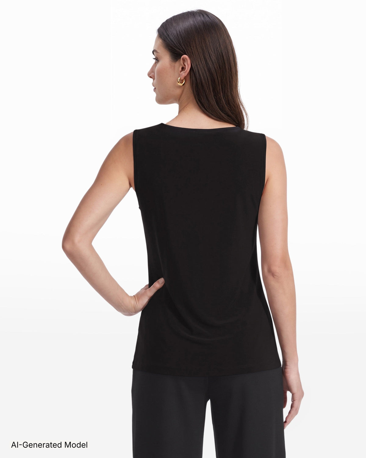 AI-generated model — Anne Klein