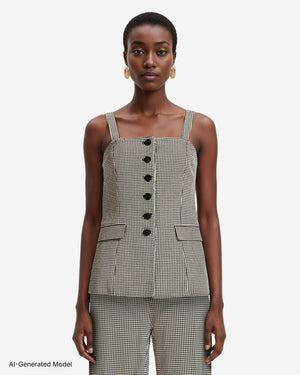 Anne Klein Front Button Vest