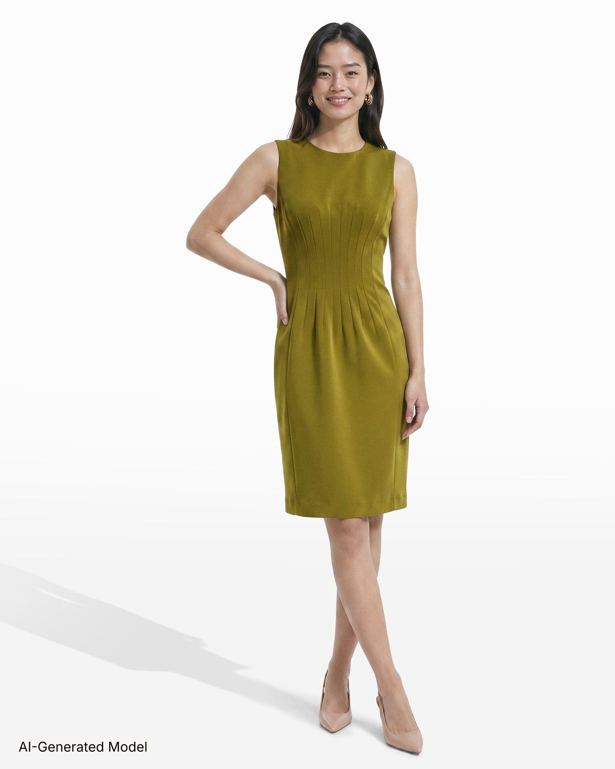 AI-generated model — Anne Klein