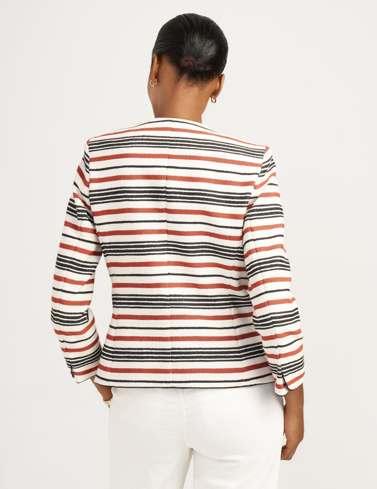 Anne Klein  Stripe Tweed Jacket- Sale