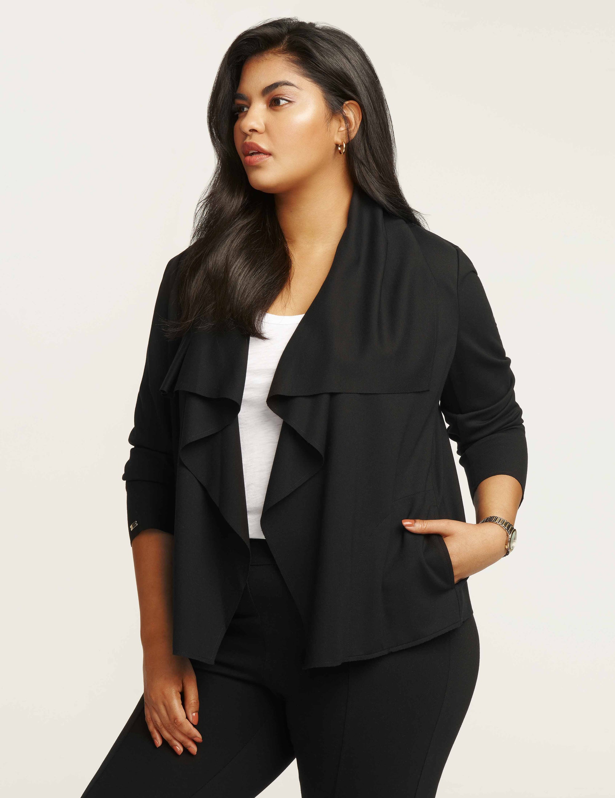 Plus size knit jacket hotsell