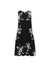 Anne Klein Anne Black Combo Printed Gwen Dress- Sale