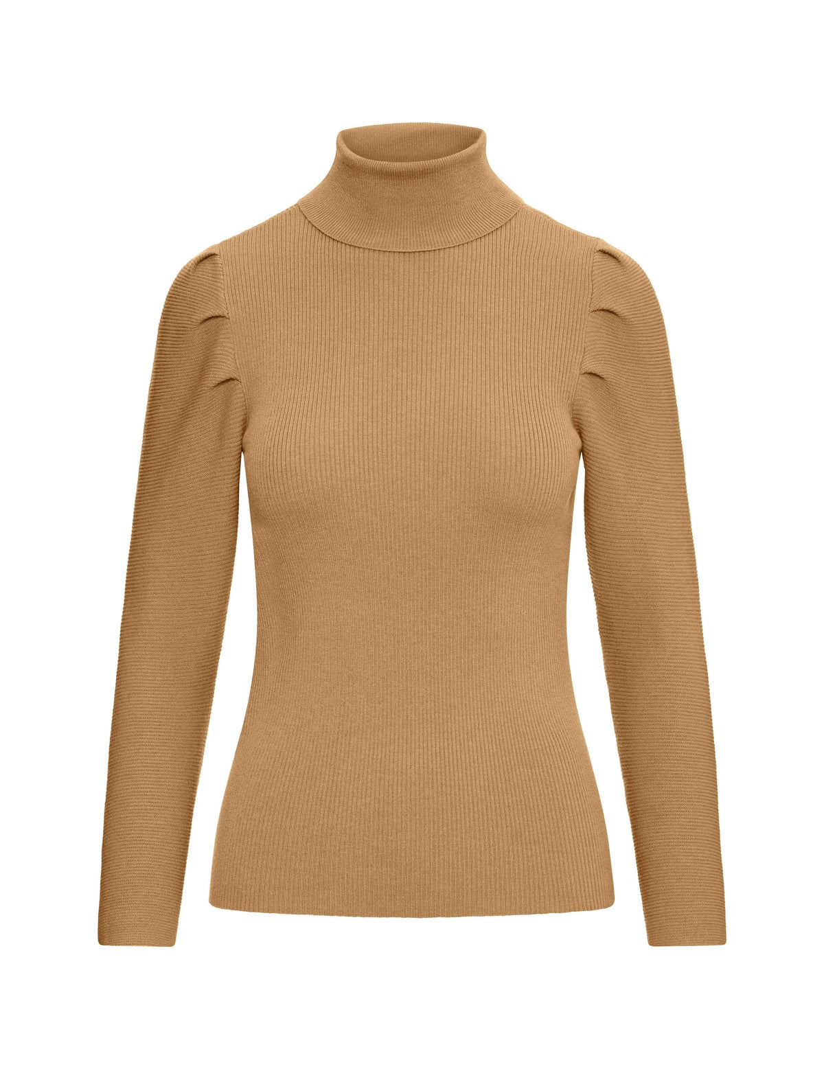 Anne Klein  Ribbed Puff Shoulder Sweater- Sale