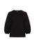 Anne Klein Anne Black Puff Sleeve Pullover Novelty Quilt- Clearance
