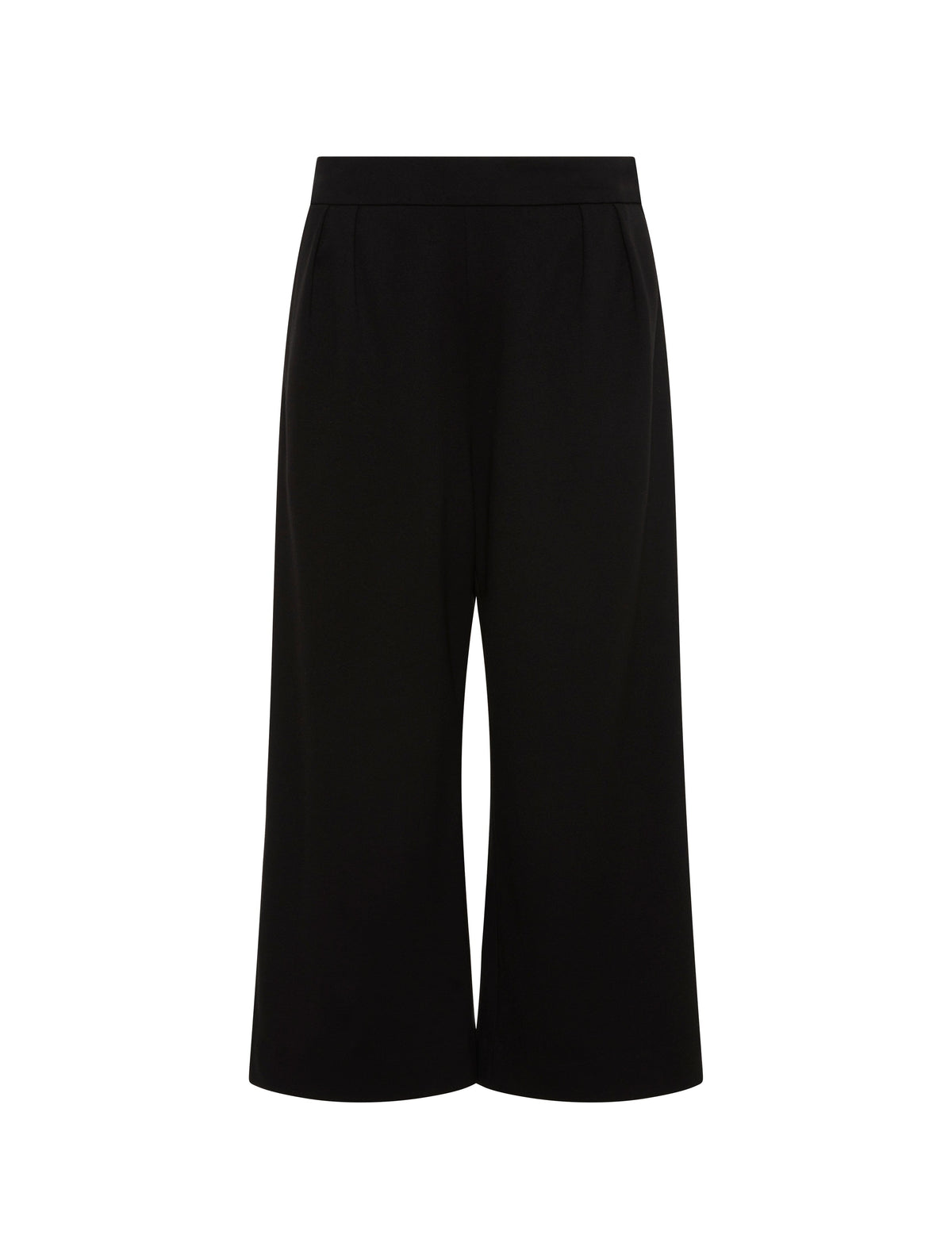 Anne Klein  Pull On Pleat Front Cropped Wide Leg Pants- Sale