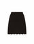 Anne Klein Anne Black Scallop Trim Skirt- Clearance