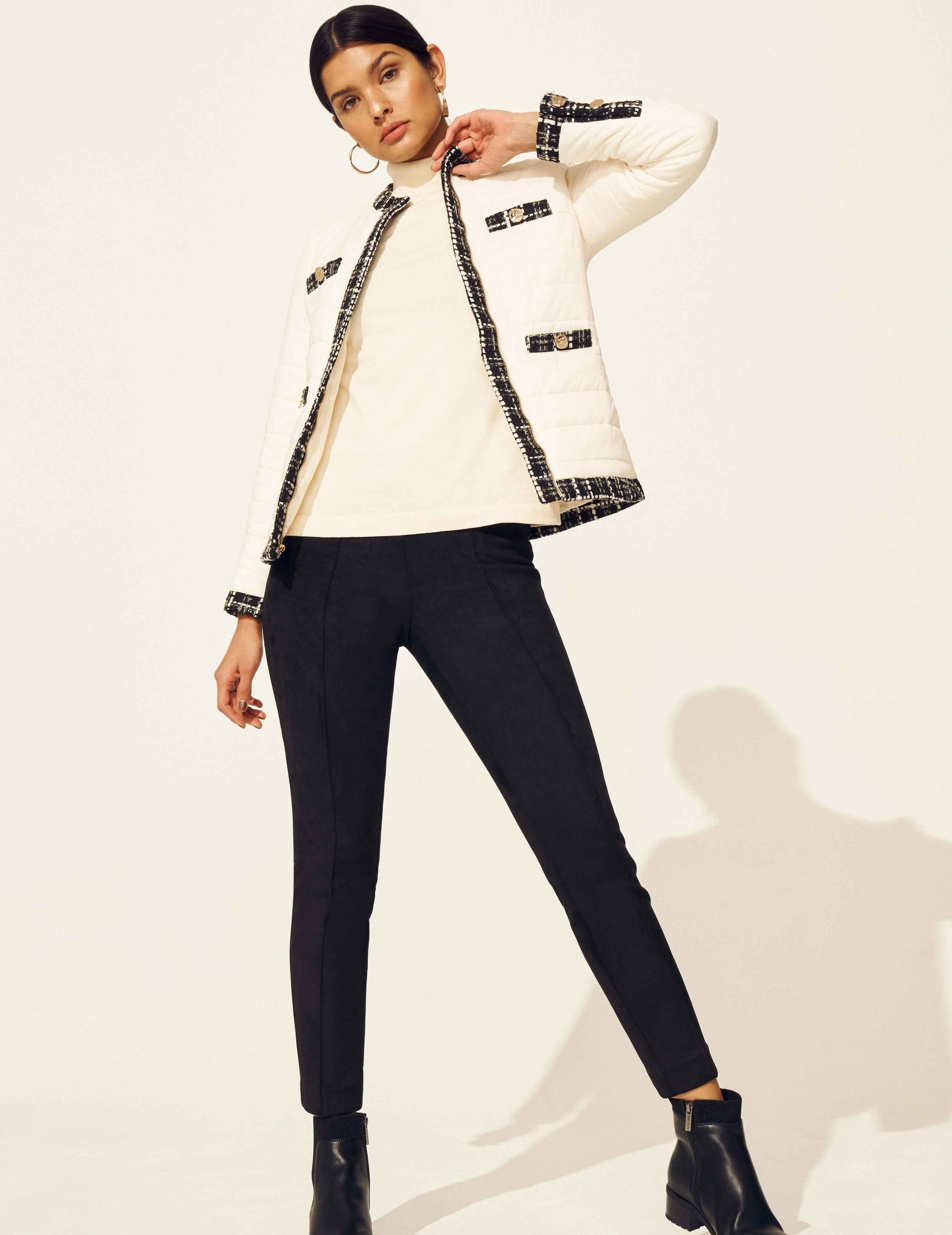 Anne klein sale quilted jacket