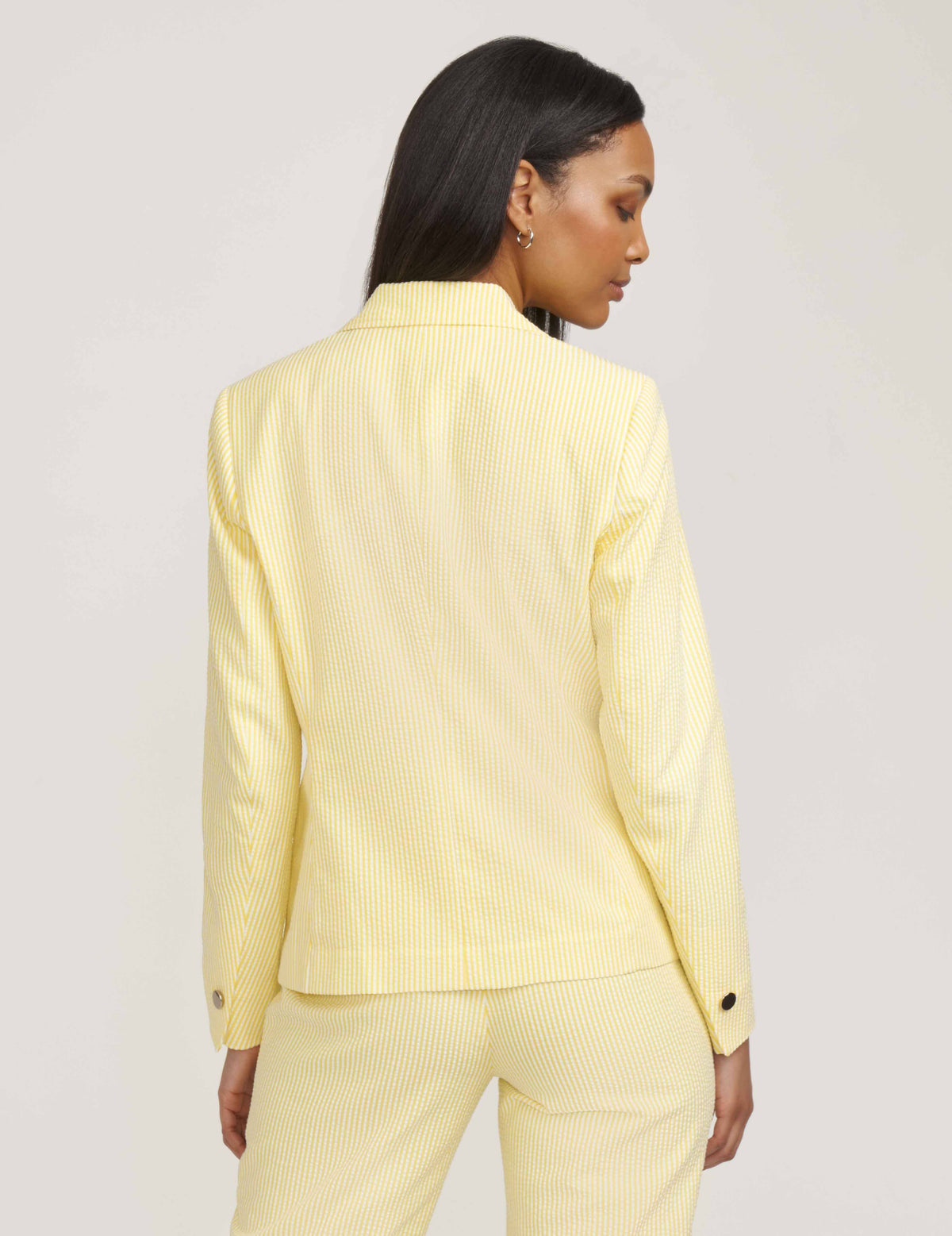 Anne Klein  Seersucker Two Button Jacket- Sale