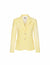 Anne Klein Bright Daffodil/Bright White Seersucker Two Button Jacket- Sale