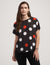 Anne Klein  Large Polka Dot Bateau Blouse- Sale