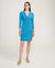 Anne Klein  Solid Classic Wrap Dress - Clearance