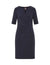 Anne Klein Petrol Blue Classic Side Pleat Dress- Clearance