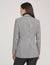 Anne Klein  Stretch Mini Houndstooth Long Peak Jacket- Sale