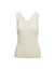 Anne Klein Anne White V-Neck Sweater Tank Top- Clearance