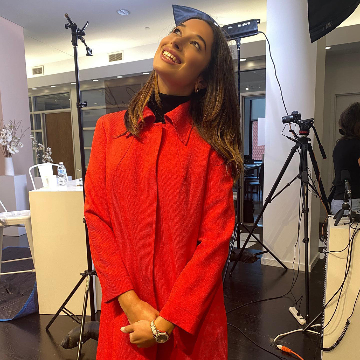 Jesse Gre Rubinstein Anne Klein Backstage