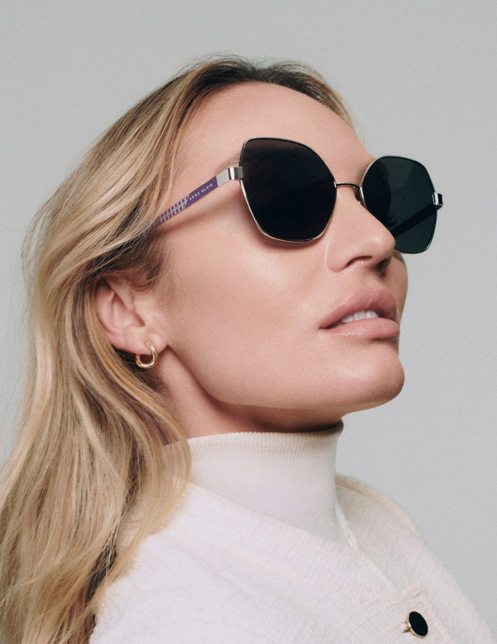 Anne Klein Sophisticated Butterfly Sunglasses