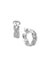 Anne Klein Silver-Tone Braided Hoop Clip Earrings
