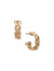 Anne Klein Gold-Tone Loose Braid Pierced Hoop Earring