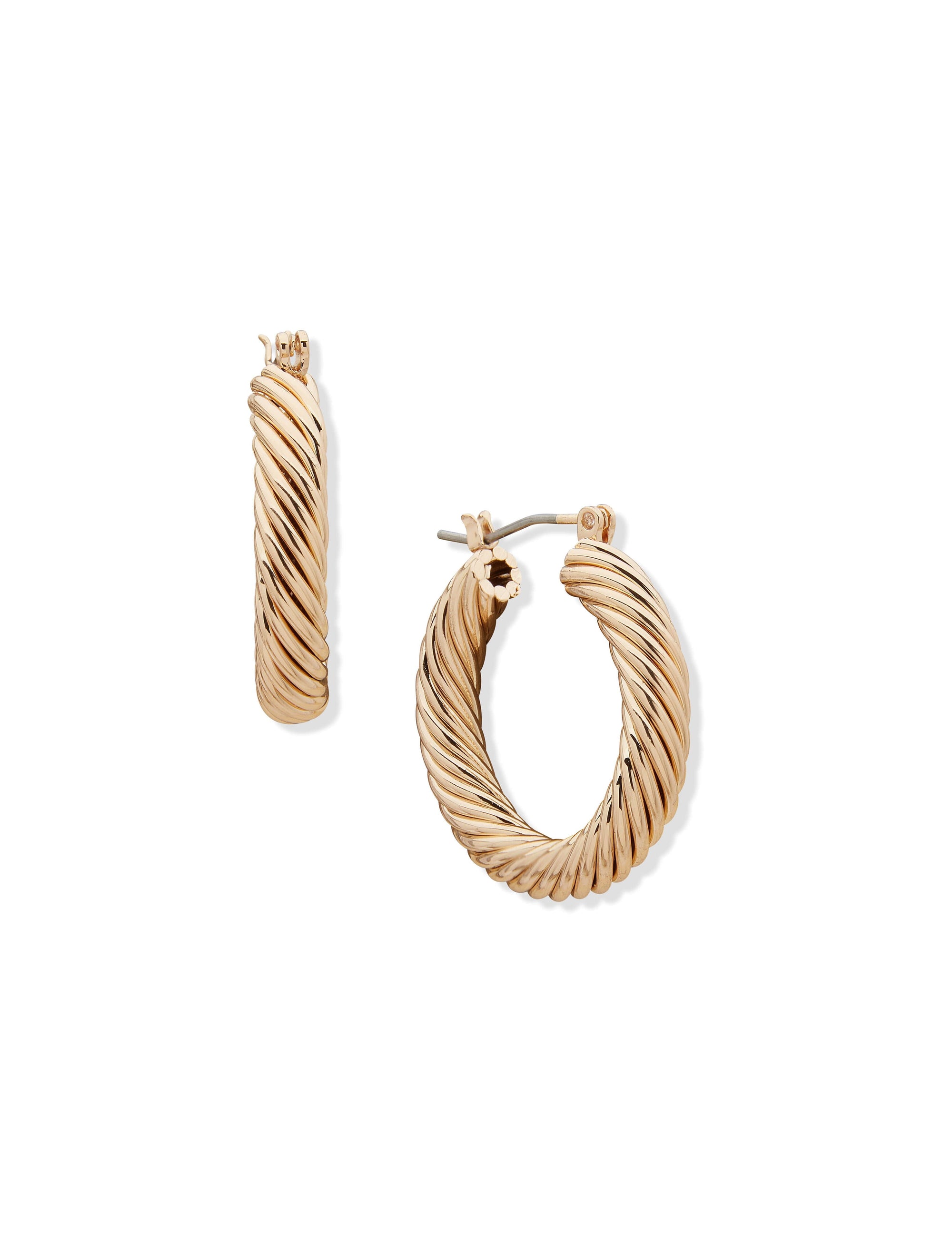 Anne Klein  Spiral Hoop Earrings