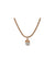 Anne Klein Gold Tone Snake Chain With Knot Pendant Necklace