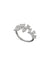 Anne Klein Silver Tone Confetti Stone Ring