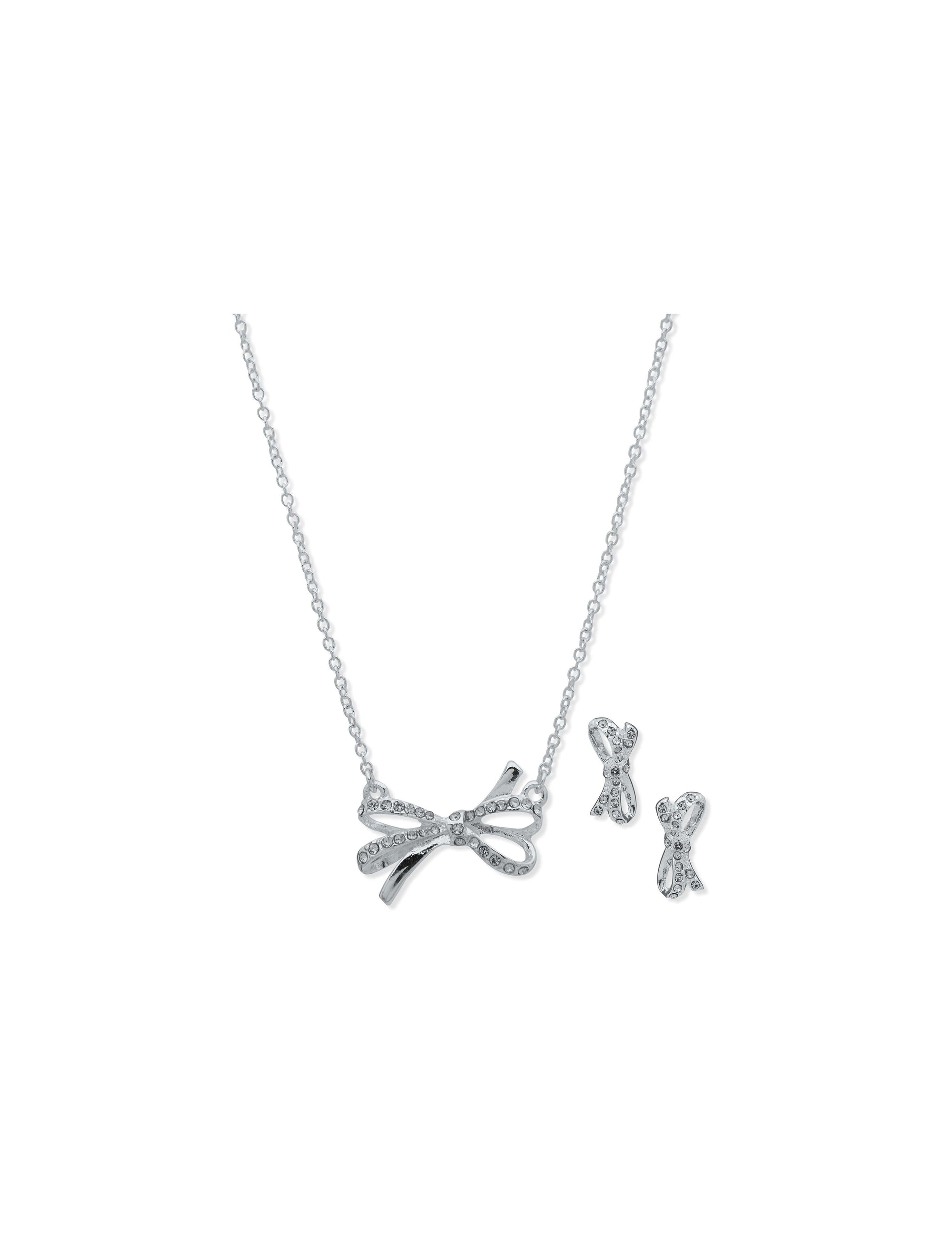 Tiny Alocasia Polly Necklace and Earring Set | Striped Cat Metalworks