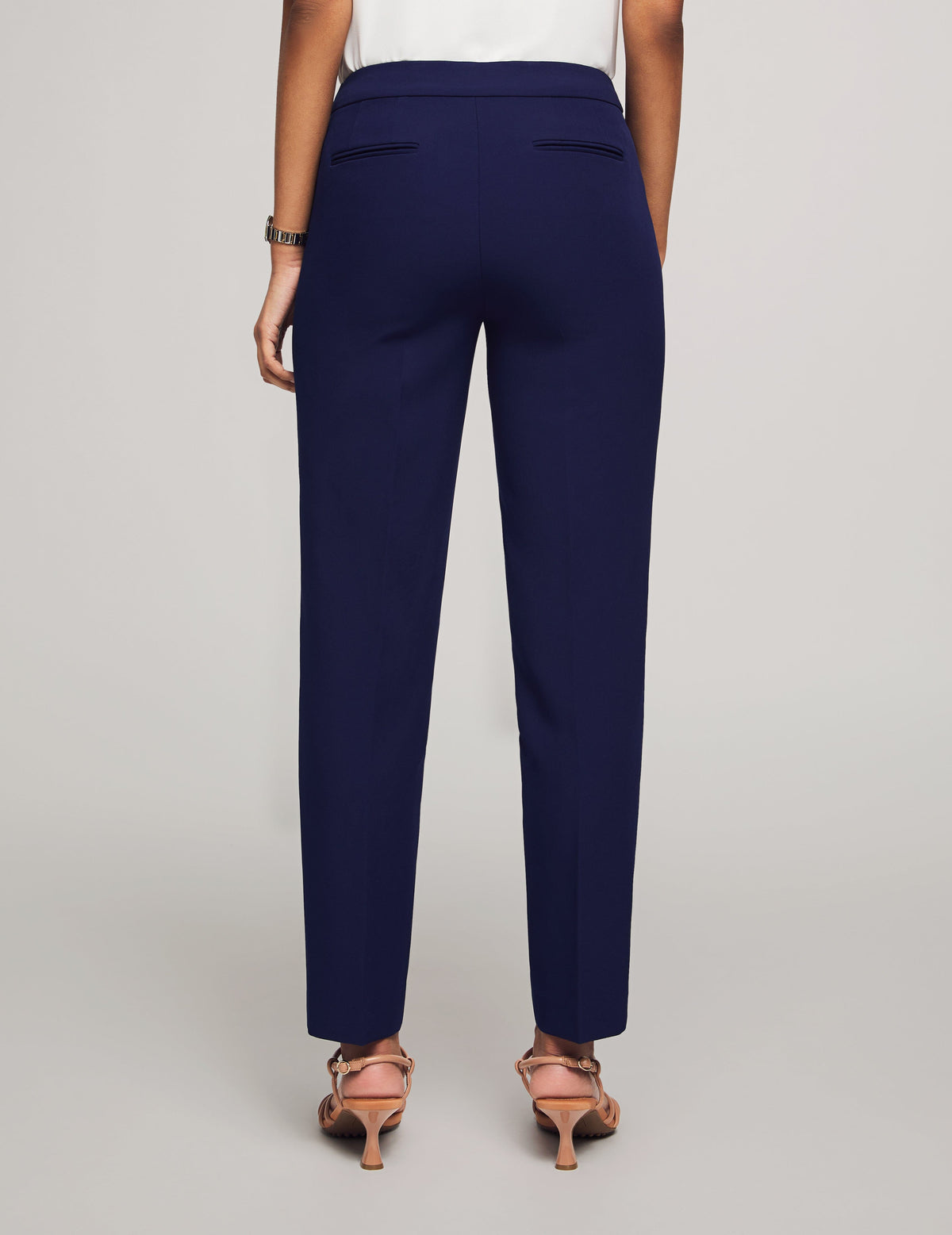 Anne Klein  Anne Stretch Fly Front Bowie Pant- Clearance
