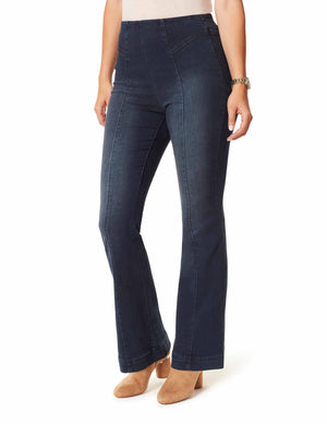 Anne Klein Marsh Wren Pull On Flare Jeans