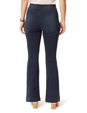 Anne Klein  Pull On Flare Jeans
