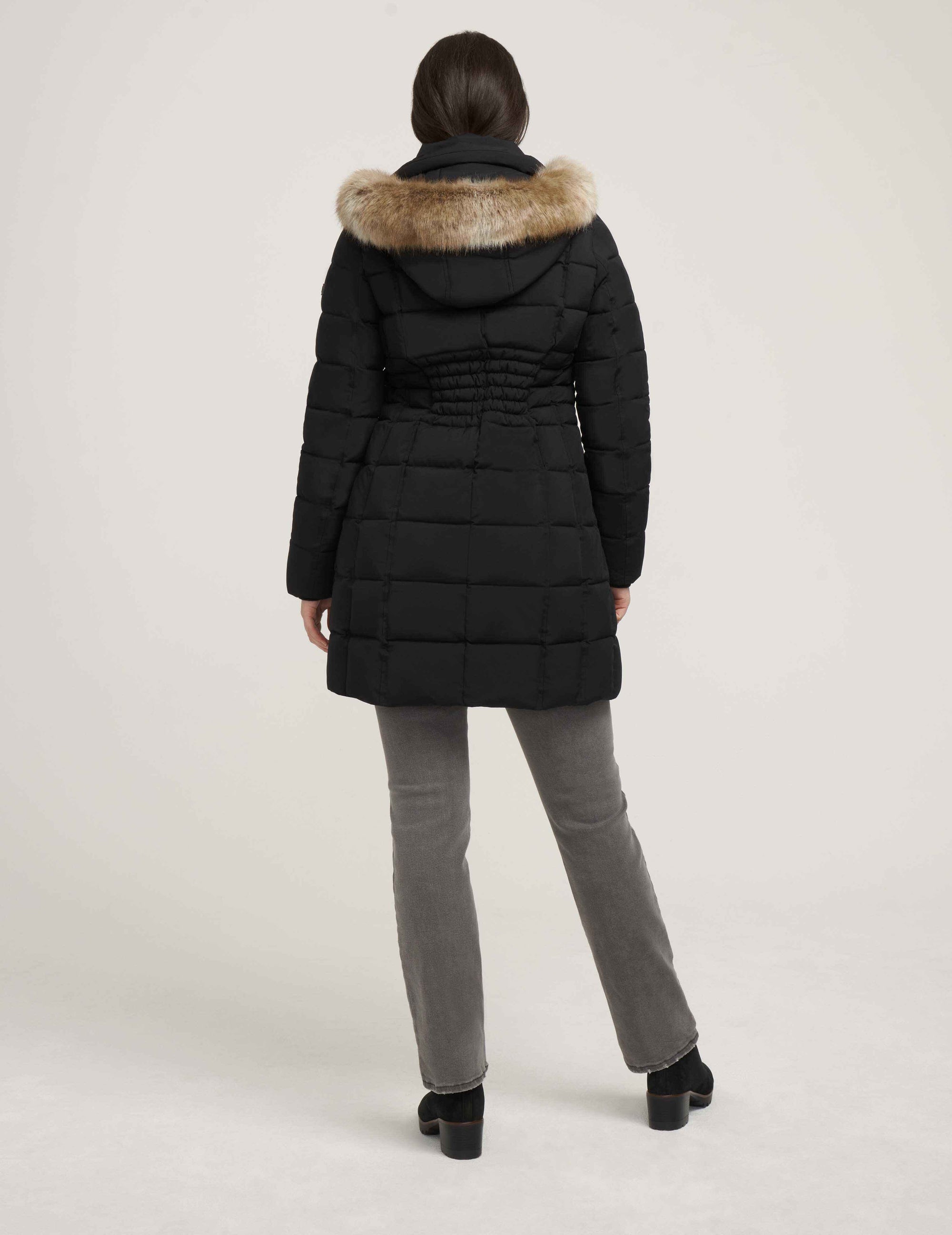 Anne Klein  Hooded Puffer Coat