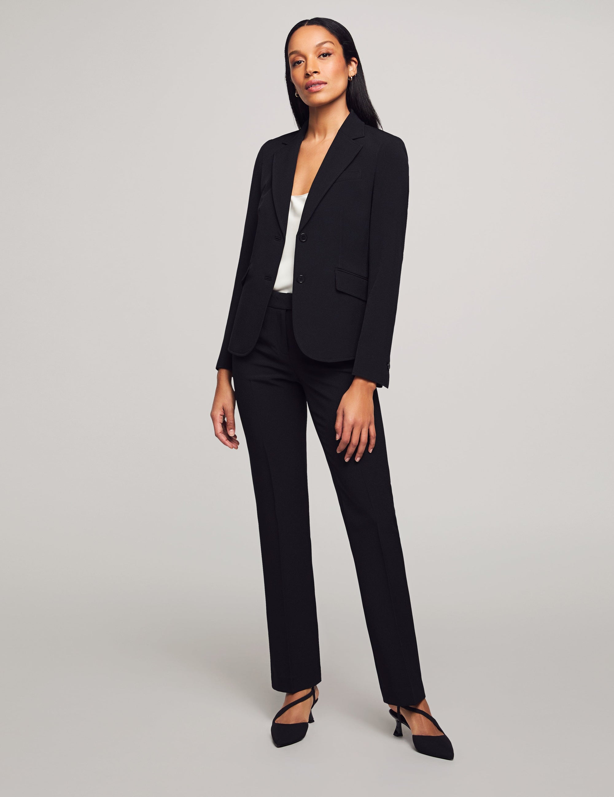 HIGH STREET Newest 2024 Fashion Designer Runway Suit Set Women Slim Single  Button Feather Embellished Blazer Pants Suit