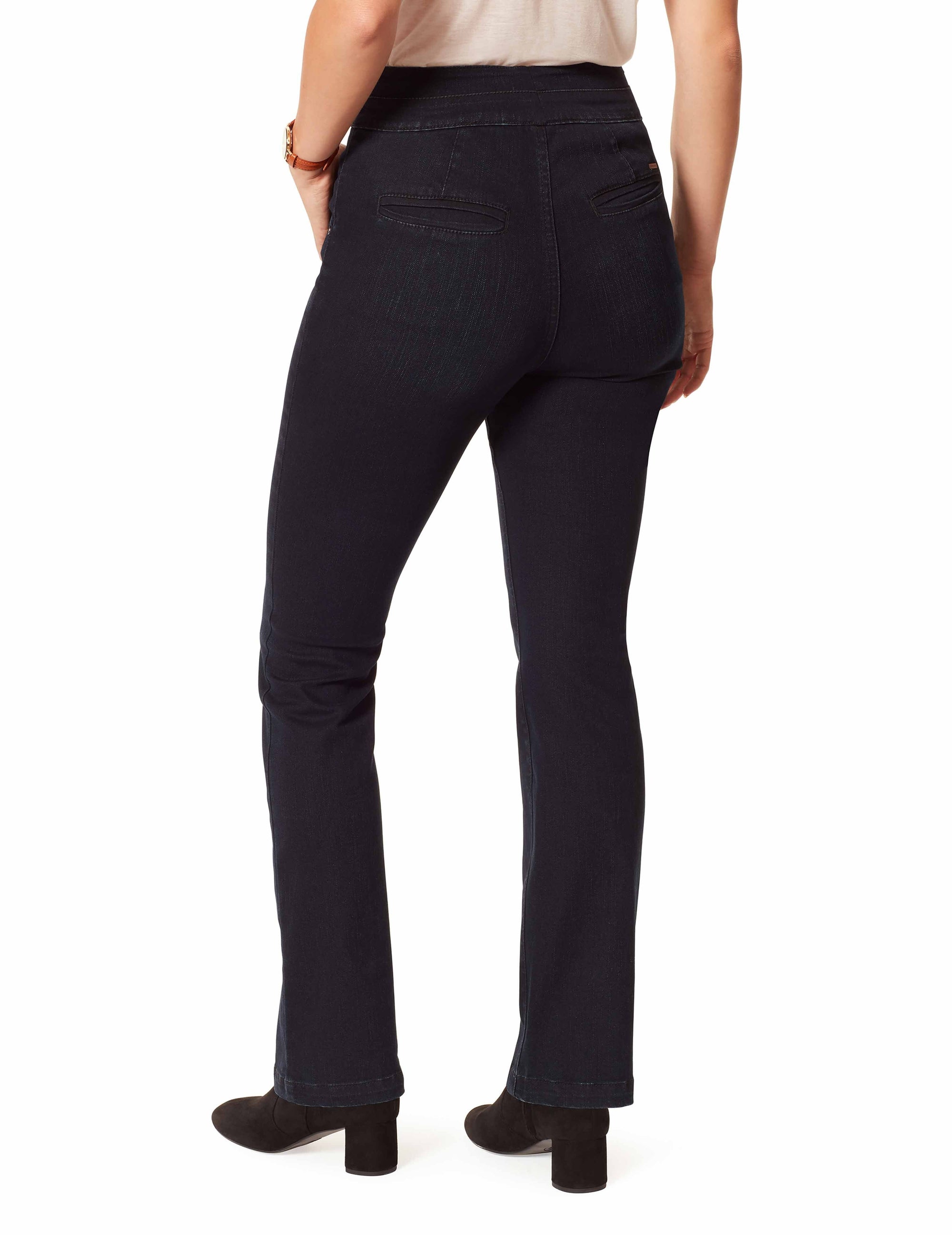 Anne Klein  High Rise Slim Boot Jeans