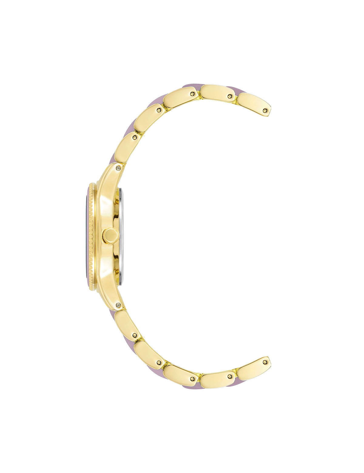 Anne Klein  Pearlescent Resin Link Bracelet Watch