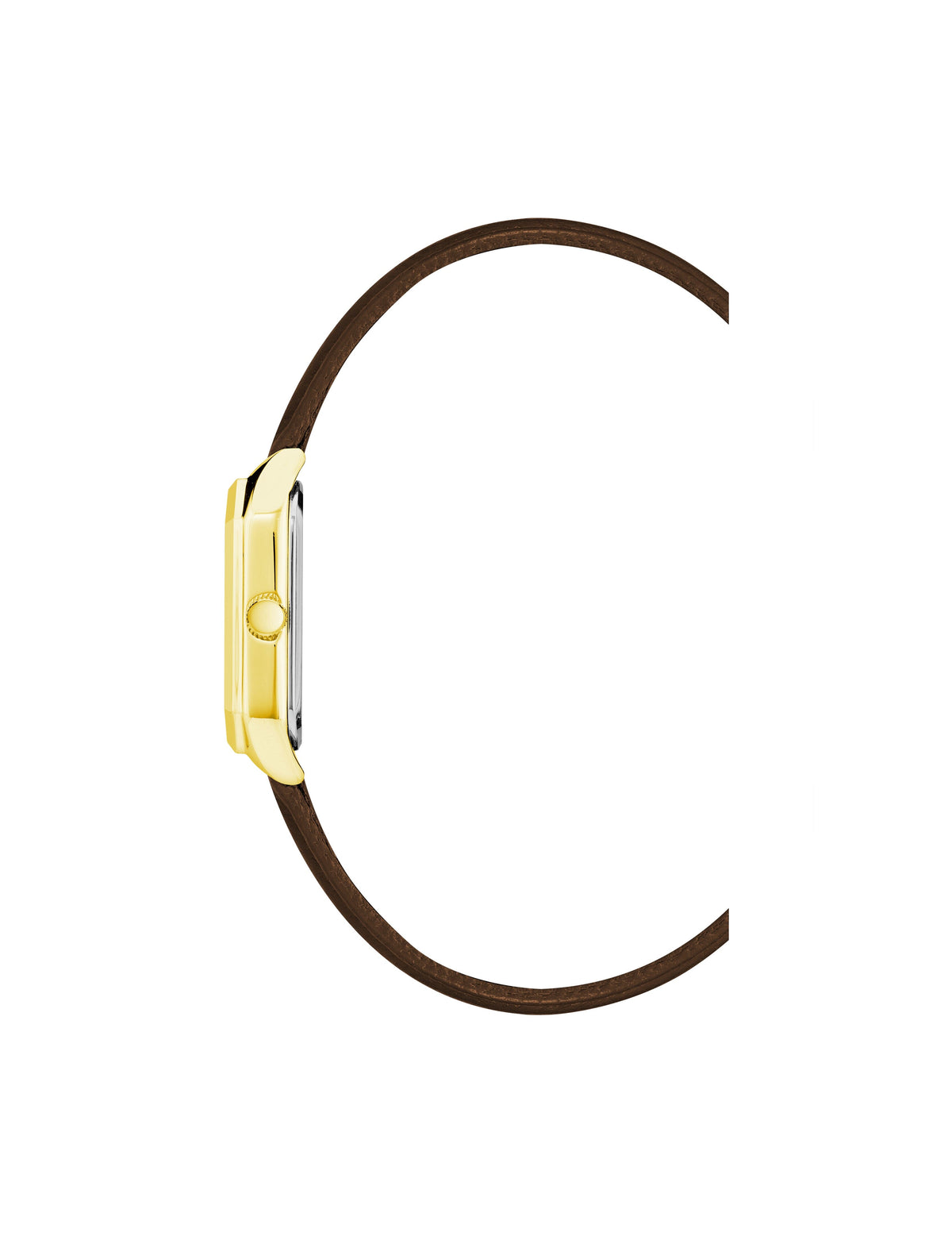 Anne Klein  Octagonal Shaped Leather Strap Watch