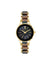 Anne Klein Gold-Tone/ Brown/ Grey Resin Link Bracelet Watch
