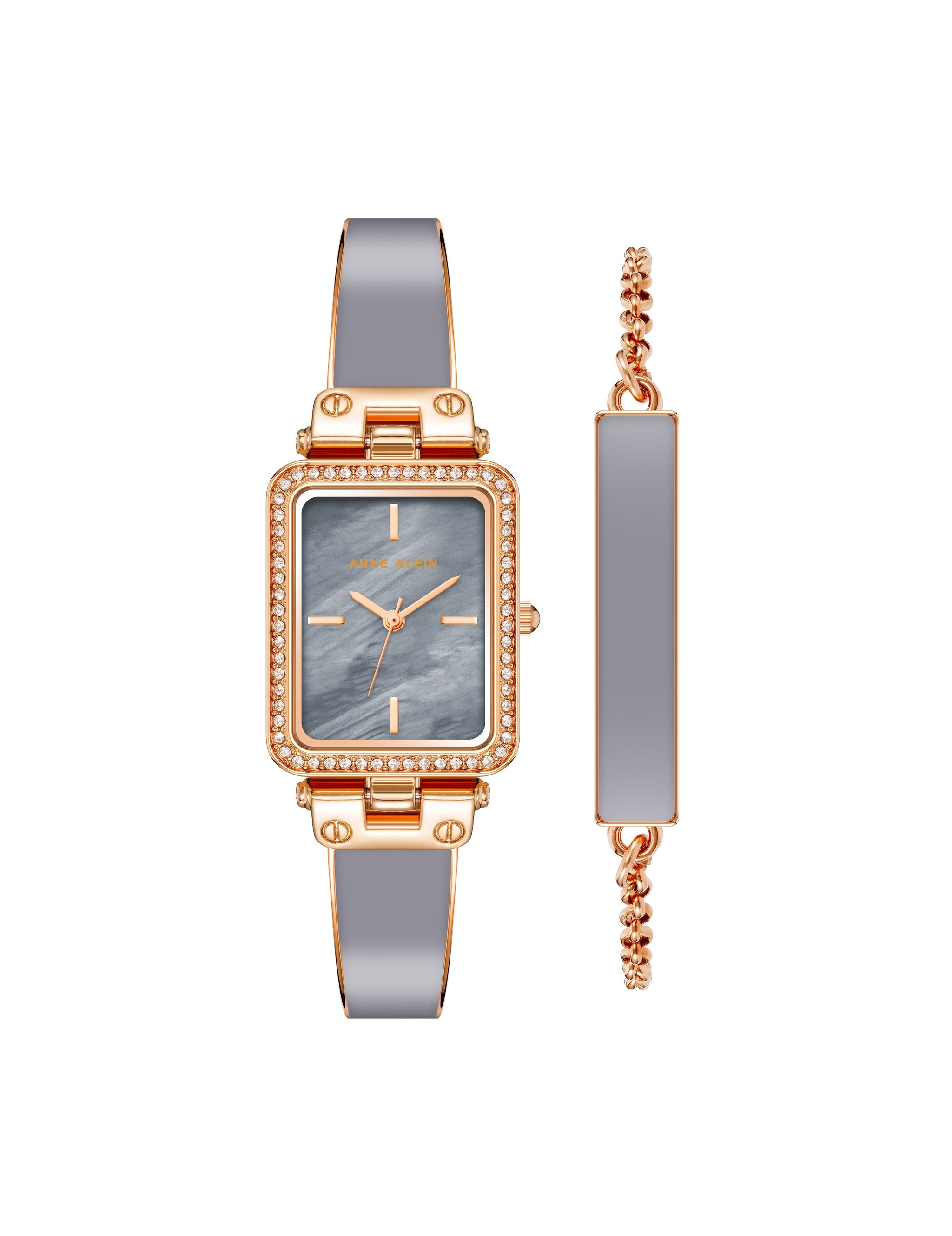 Michael Kors Jaryn Rose Goldtone Watch And Bracelet Set  ModeSens   Bracelet box Rose gold Bracelet set