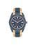 Anne Klein Rose Gold-Tone/ Blue Consider It Solar Recycled Ocean Plastic Bracelet Watch