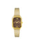 Anne Klein Gold-Tone/ Brown Iconic Octagonal Case Bracelet Watch