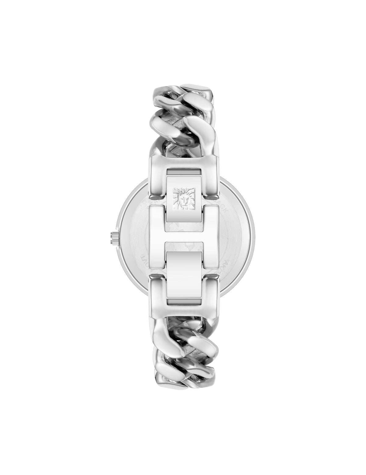 Anne Klein  Diamond Accented Round Case Bracelet Watch