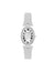 Anne Klein Silver-Tone Oval Crystal Accented Mesh Bracelet Watch