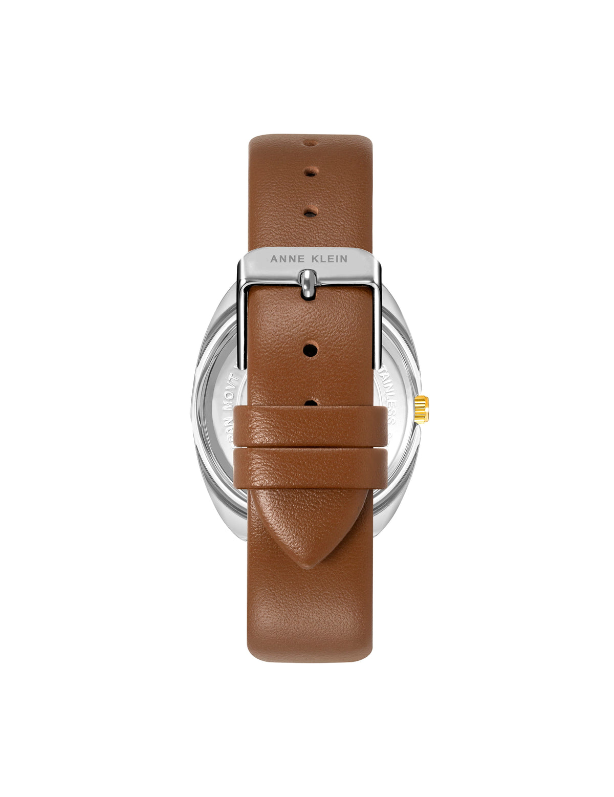 Anne Klein  Modern Leather Strap Watch