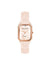 Anne Klein Rose Gold-Tone/ Blush Pink Octagonal Ceramic Diamond Dial Watch