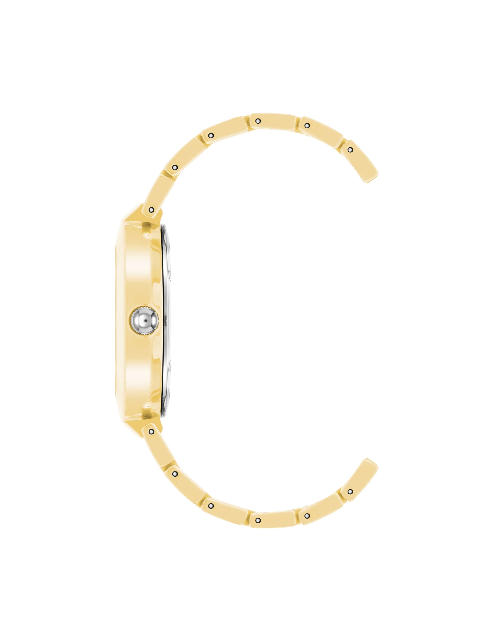 Round Mother of Pearl Dial Ceramic Bracelet Watch | Anne Klein