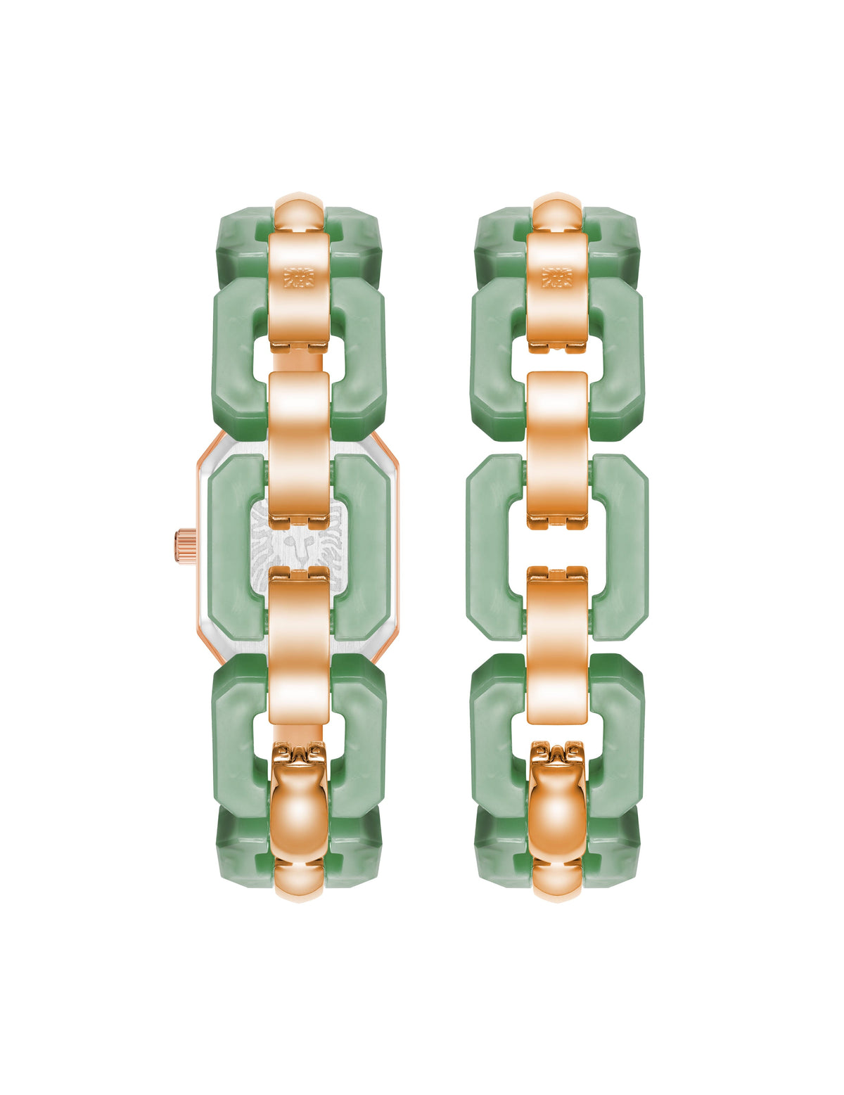 Anne Klein  Acrylic Link Watch and Bracelet Set