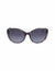 Anne Klein Smoke Horn Cat-Eye Sunglasses