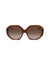 Anne Klein HONEY TORTOISE Tortoise Geometric Oversized Sunglasses